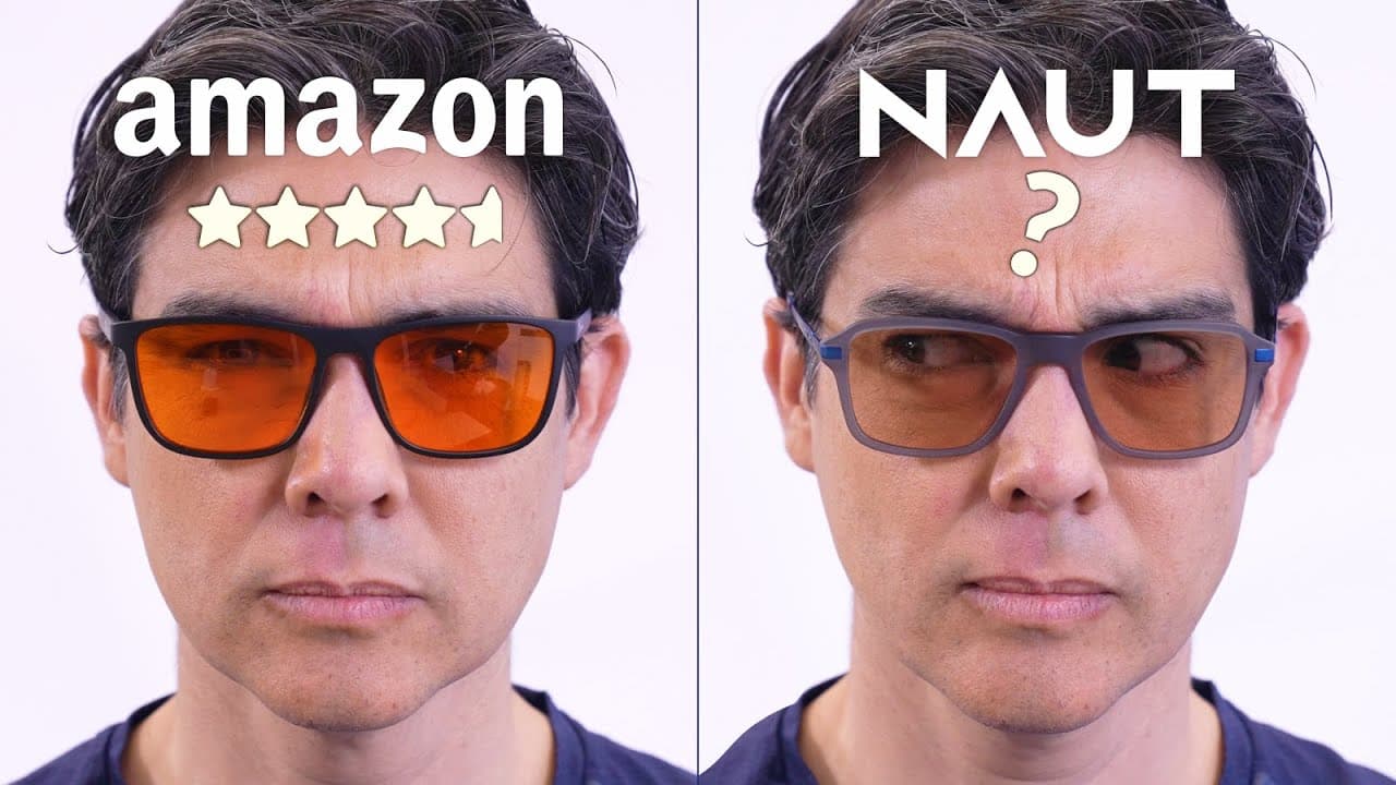 Gafas NAUT de luz azul de 200€ vs 20€ de Amazon ¿Es lo mismo?