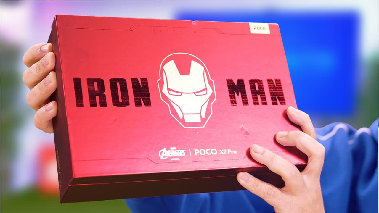 Así es el Poco X7 Pro Iron Man: ¡El superteléfono de Xiaomi!