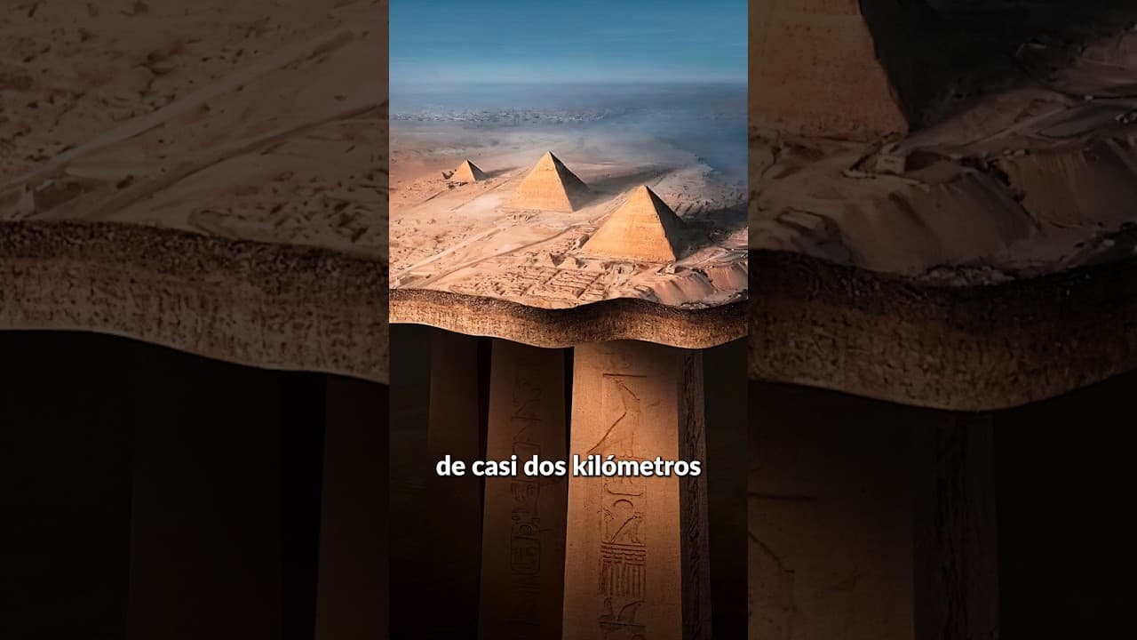 ESTRUCTURAS BAJO las PIRAMIDES!!?