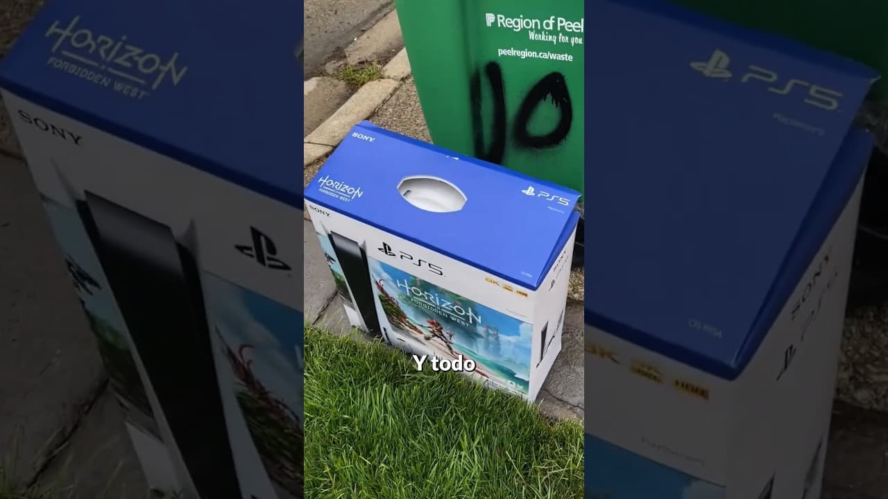 PLAYSTATION 5 ENCONTRADA en la BASURA!!!